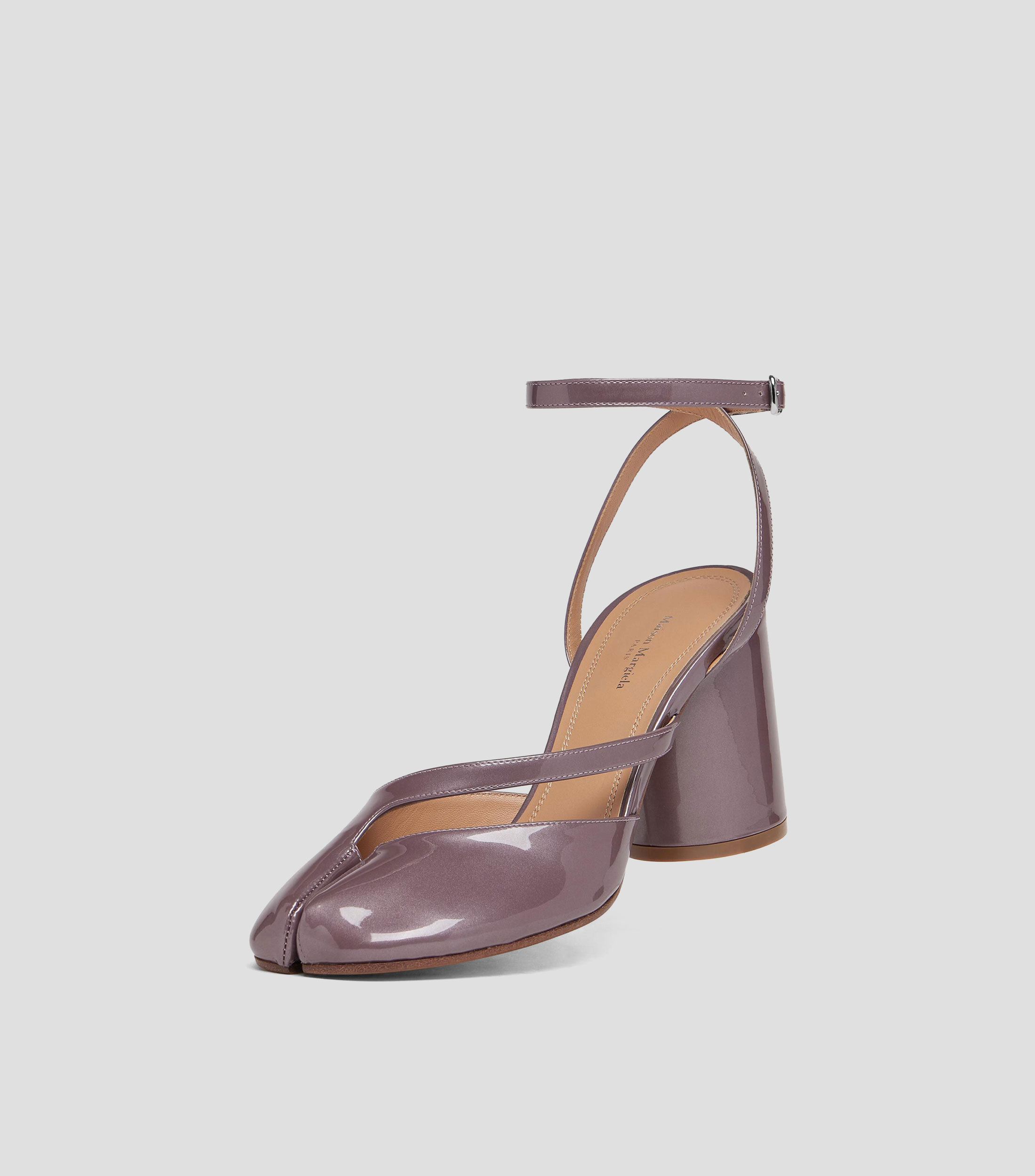 Sandalias con tacón alto y ancho Tabi Mujer